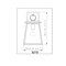 Z-Lite Broughton Outdoor Wall, 1-Light, 8.25 In.W x 9.5 In.L x 14.25 In.H, Black/Clear Beveled 521S-BK - alternate 3